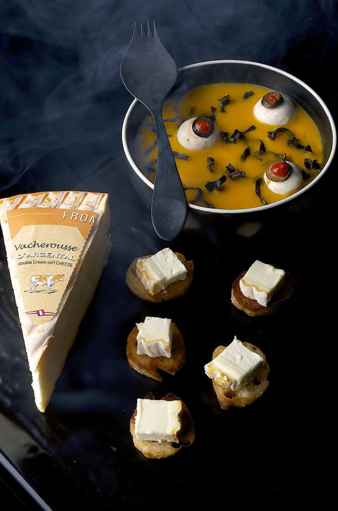 Steaming Witch’s Soup with Vacherousse d’Argental