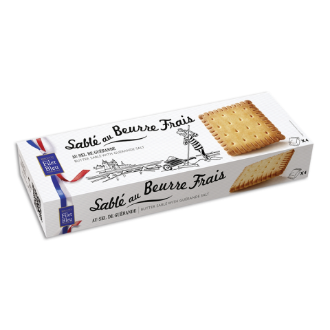 Sandbutterkekse mit Guérande-Salz Filet Bleu