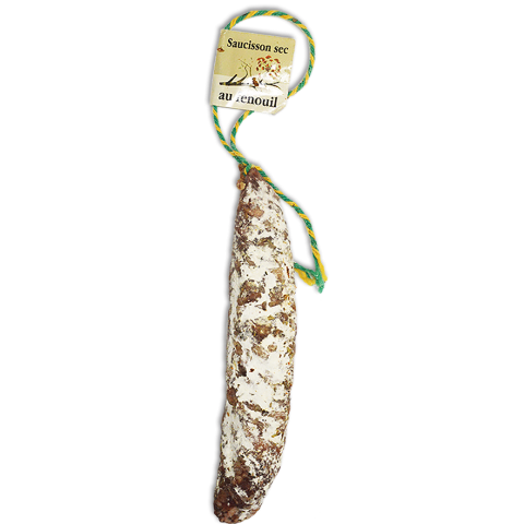 Luftgetrocknete Salami aus der Provence Séchoir des Alpes mit Frenchel