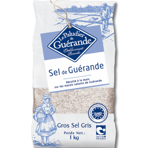 Grobes Meersalz aus Guérande Le Paludier de Guérande