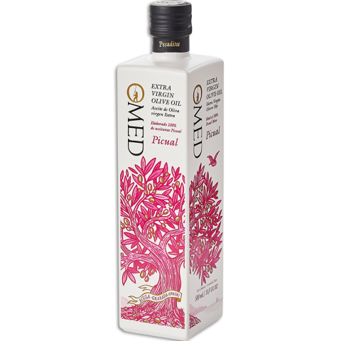 Natives Olivenöl Extra Picual O-Med in einer Keramik Flasche