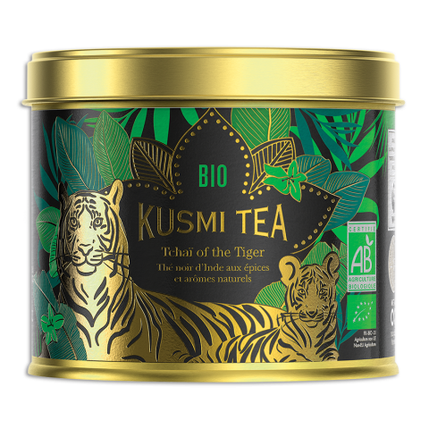 Thé bio Tchai of the tiger 100 g boite métal