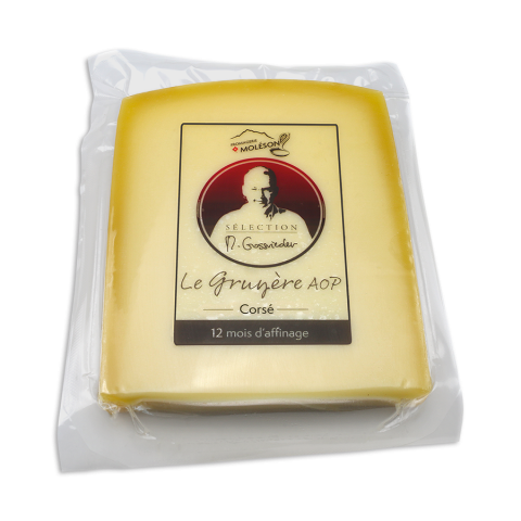 Gruyère AOP sélection Michel Grossrieder 12 months  225 g