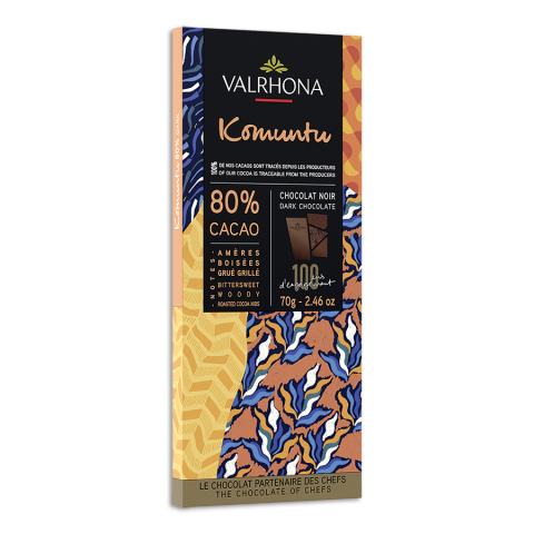 Valrhona Chocolate Grand Cru Komuntu 80% cocoa