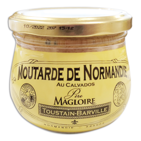 Moutarde Normandie Toustain Barville au vinaigre de cidre et Calvados