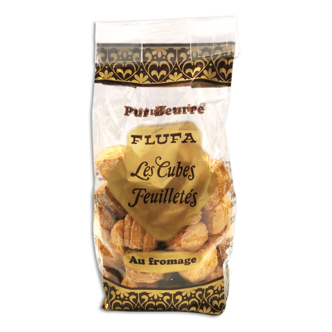 Flufa flaky cube biscuits with cheese