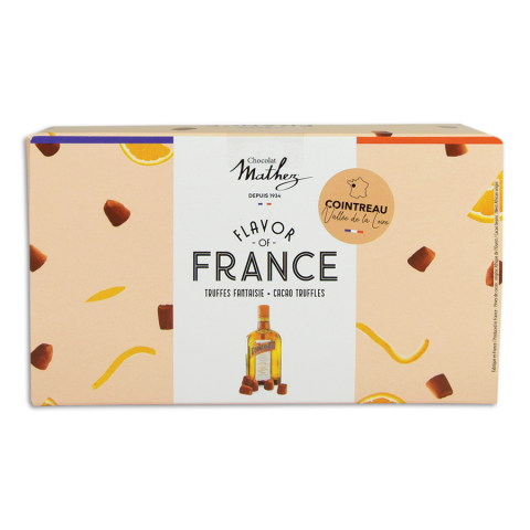 Mathez chocolate truffles Flavor of France with Cointreau®