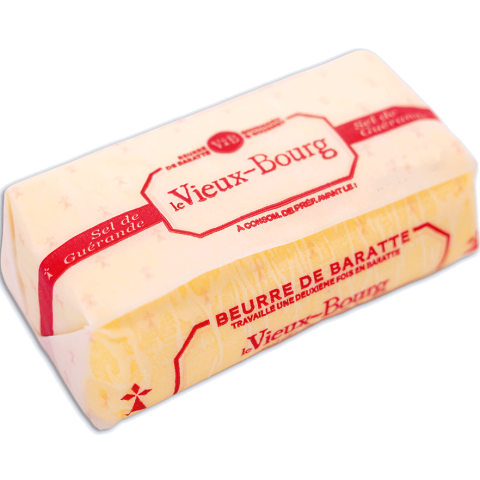 Churned butter Vieux Bourg with Guérande salt