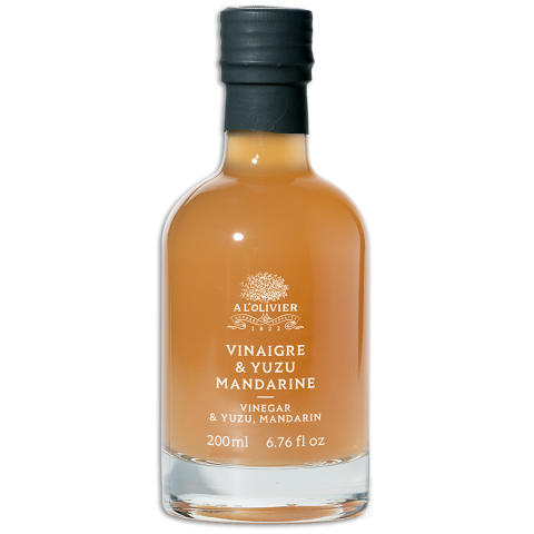 Vinaigre à la pulpe de fruit yuzu mandarine