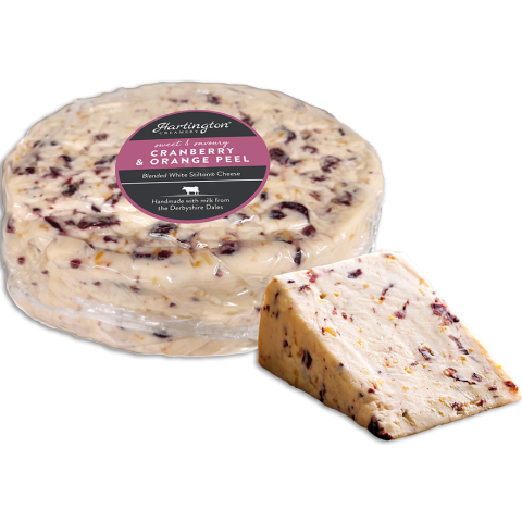 White Stilton cranberry orange