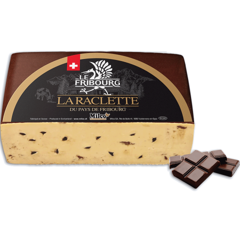 Raclette Le Fribourg with chocolate