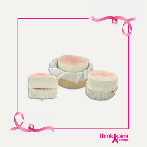 Chèvre au biscuit rose de Reims