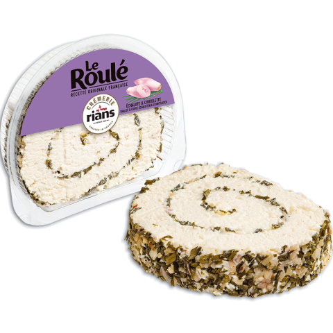 Roulé with shallots and chives