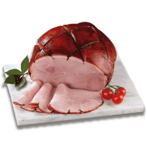 Baked ham from Normandy