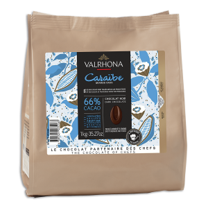 Fèves de chocolat Grand Cru Valrhona Caraïbe 66%