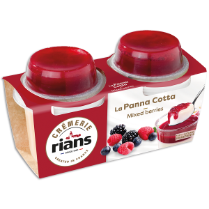 Panna Cotta with red berries