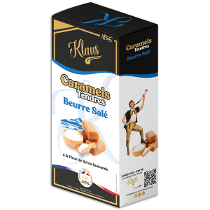 Caramels tendres Klaus au beurre salé et fleur de Sel de Guérande