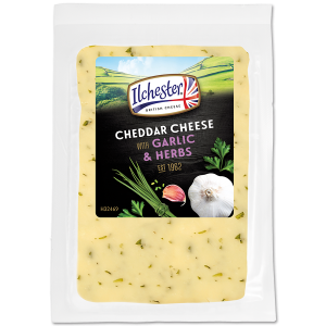 Cheddar mit Knoblauch und Kräutern