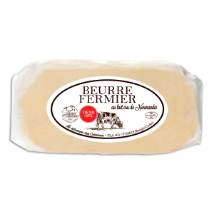Beurre fermier cru demi-sel La Réserve des Crémiers
