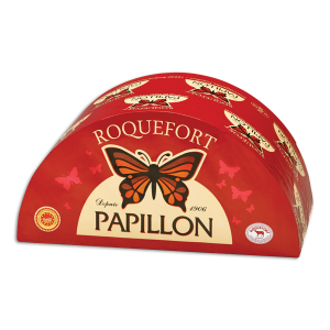 Roquefort AOP Papillon Vertikaler Aufschnitt