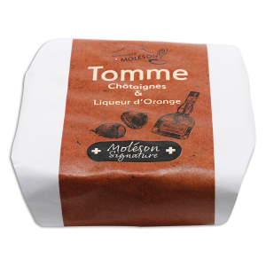 Tomme châtaigne et liqueur d'orange Signature