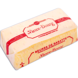 Churned butter Vieux Bourg with Guérande salt