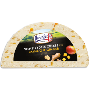 Wensleydale mit Mango und Ingwer