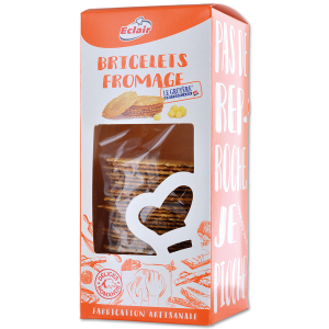 Dünne knusprige Waffeln mit Käse