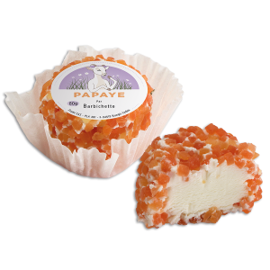 Frischer Ziegenkäse Barbichette mit Papaya 80g