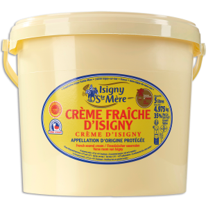 Crème Fraîche d'Isigny AOP 5 litres 35% Mat.Gr.