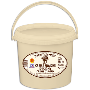 Crème Fraîche d'Isigny AOP 5 Liter 40 % Fett