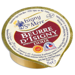 Beurre d'Isigny AOP natur 25-g-Butterdose