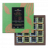 Gift box with 32 Valrhona chocolate squares Grand Cru Andoa Bio 39% cocoa